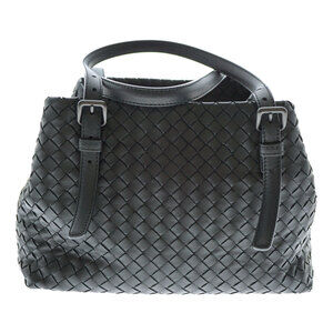 Bottega Veneta Chester Handbag Tote Bag Leather Black